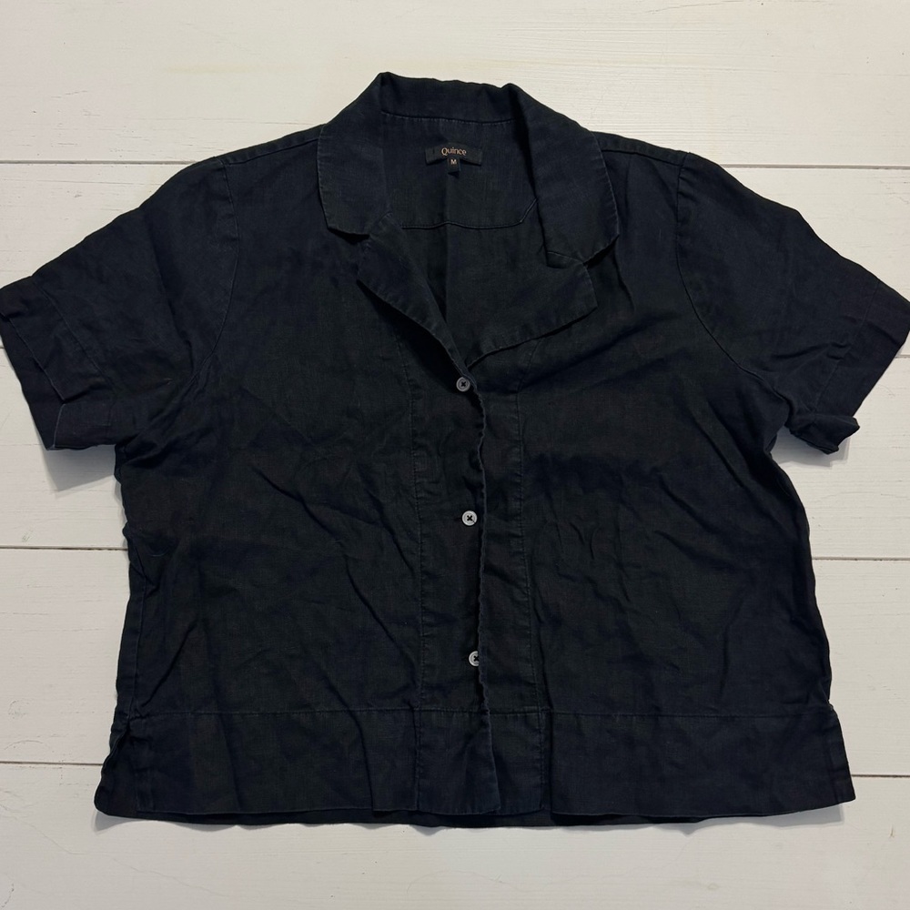 Quince 100% Linen Top